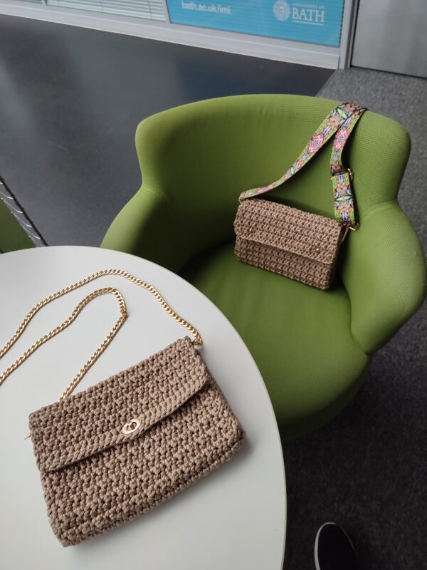 Beige Clutch Evening Crossbody bag - Image 4