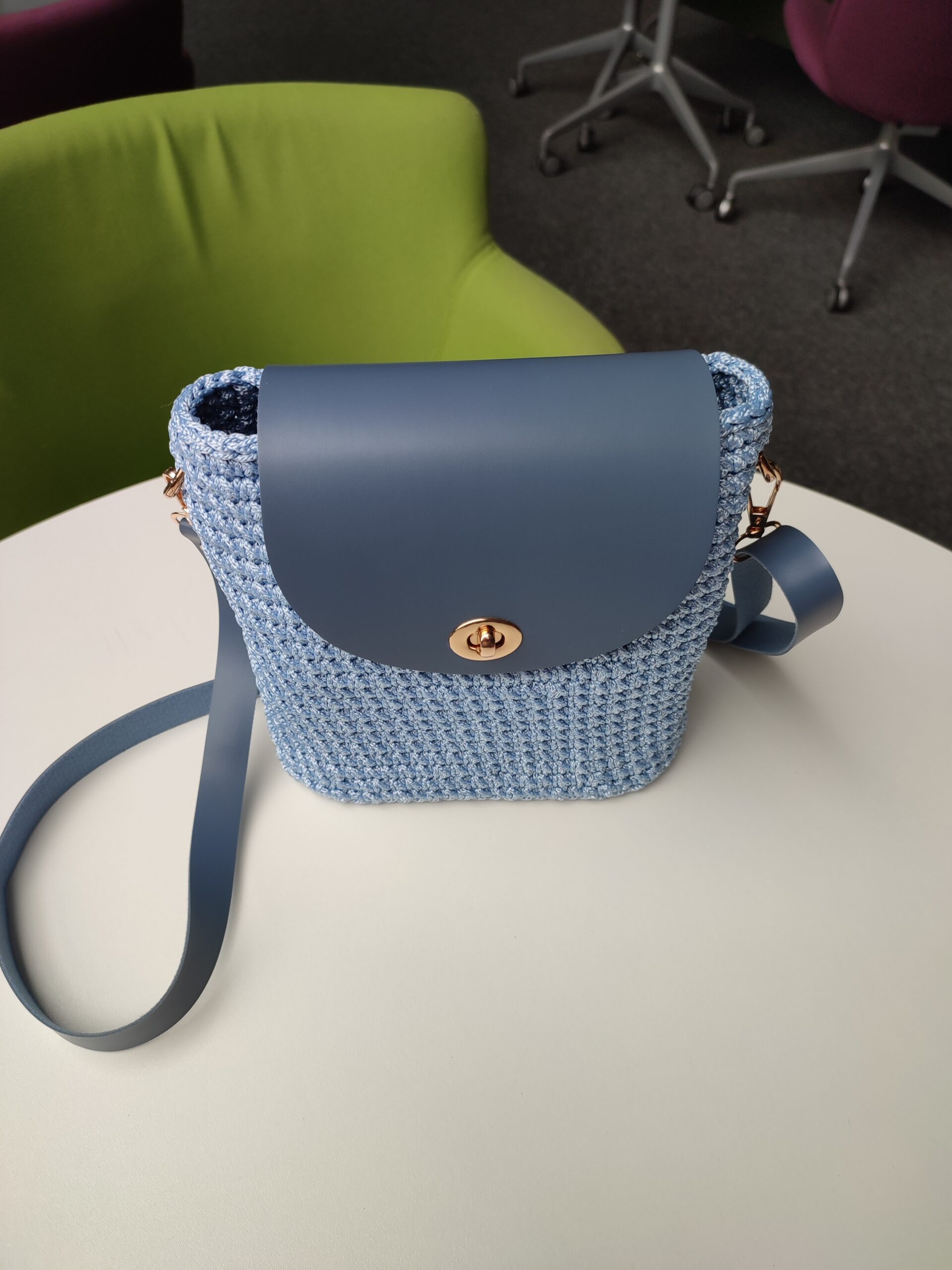 Small Crossbody Bucket Bag - Image 4