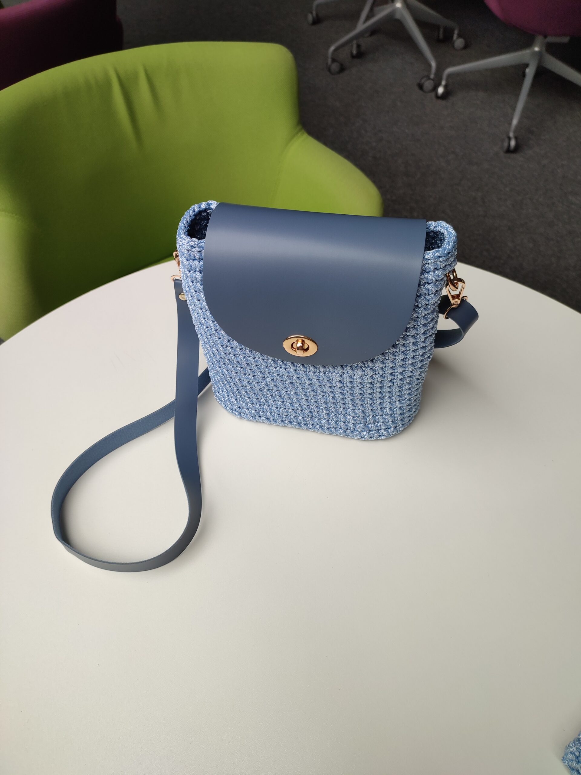 Small Crossbody Bucket Bag - Image 5