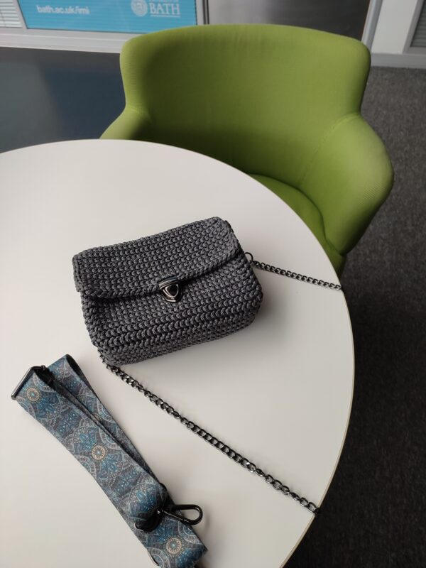 Grey Crossbody Bag Small Cross body bag - Image 7