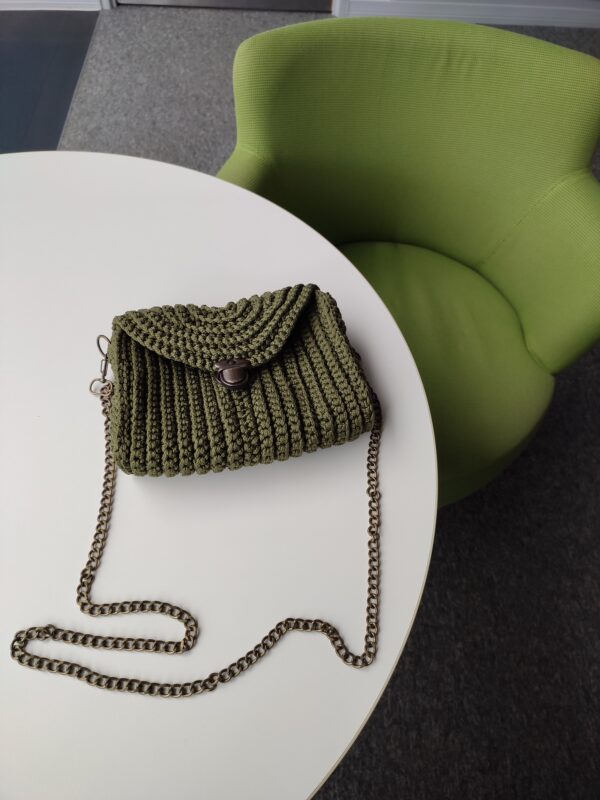 Khaki Green Crossbody Bag Clutch