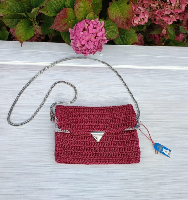 Cherry red Crossbody bag Clutch - Image 2