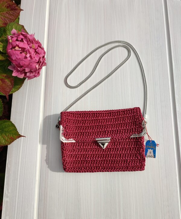 Cherry red Crossbody bag Clutch - Image 3
