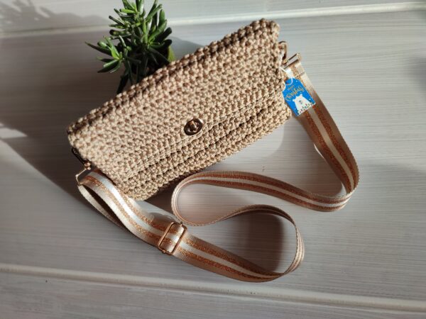 Beige Clutch Evening Crossbody bag - Image 6