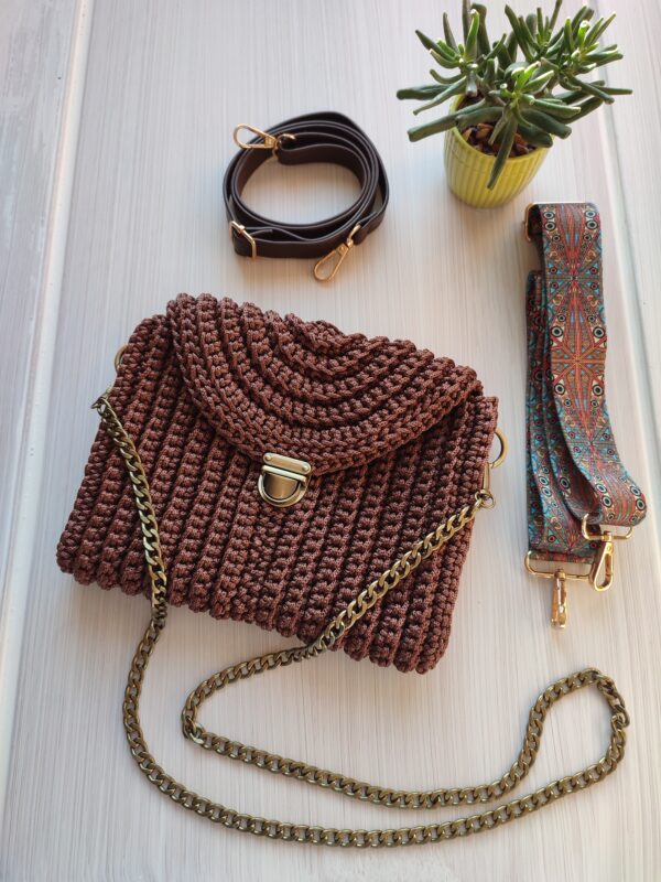 Brown Crossbody Bag Clutch